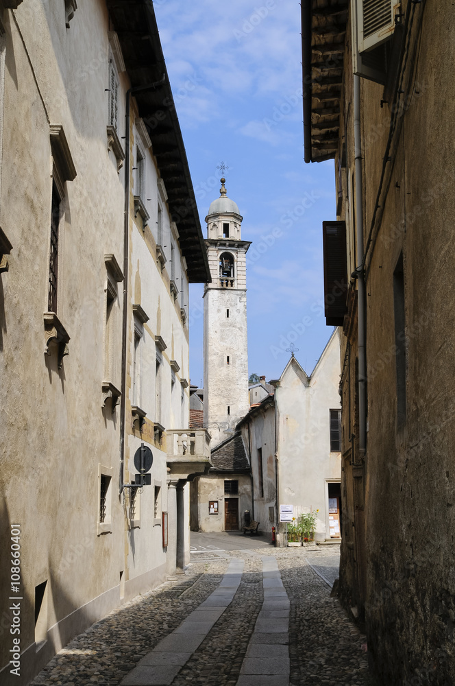 Fototapeta premium Miassino, Piemont, Ortasee, Italien