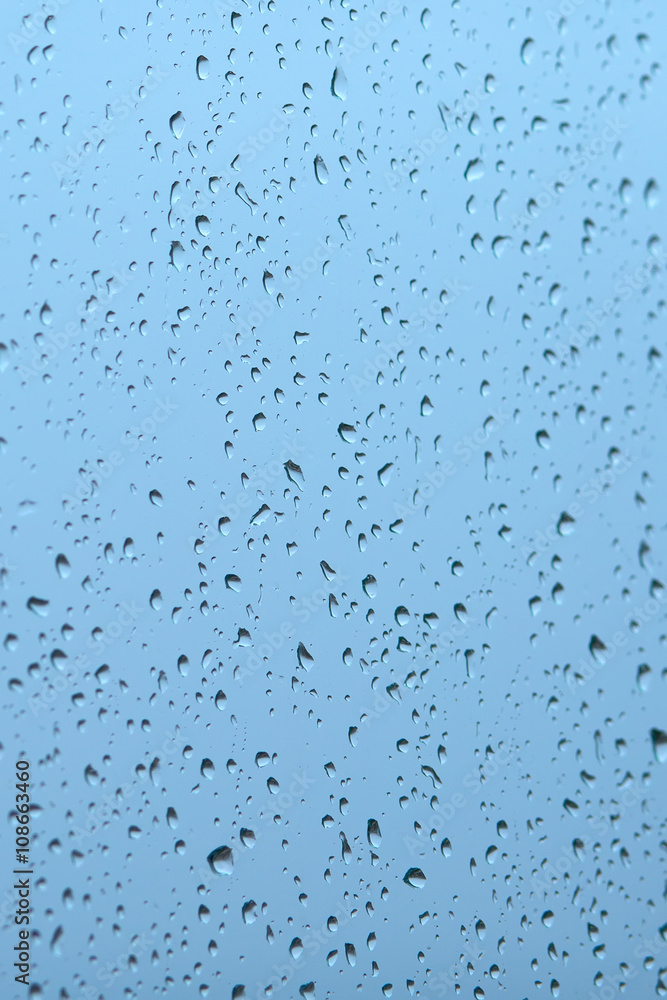 Rain drops on glass Rain drops on glass
