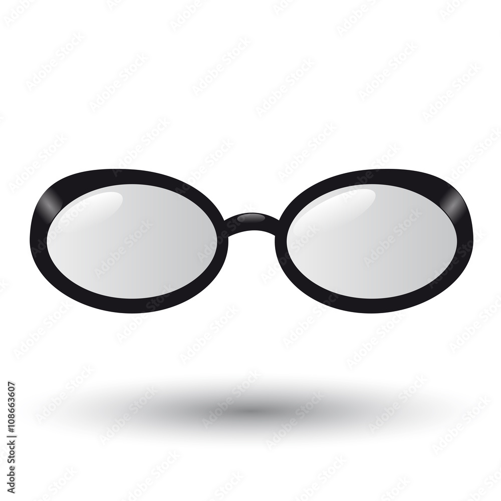 Icon Sunglasses Black White