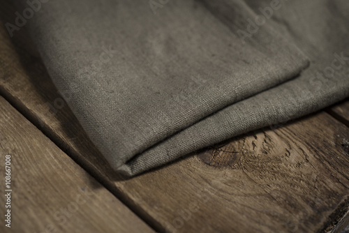 Folded Dark Grey Cotton Cloth
