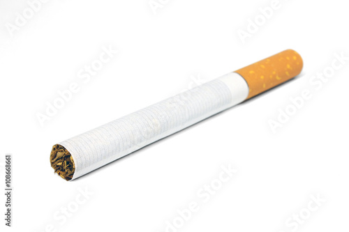 One cigarette isolated