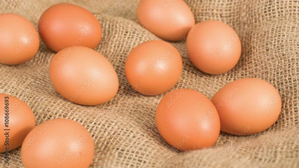 Chicken eggs before cooking lying on the table. Chicken eggs before cooking lying on the table.