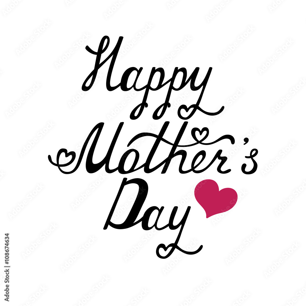 Mother's Day typographical background. Mother's Day typographical background.