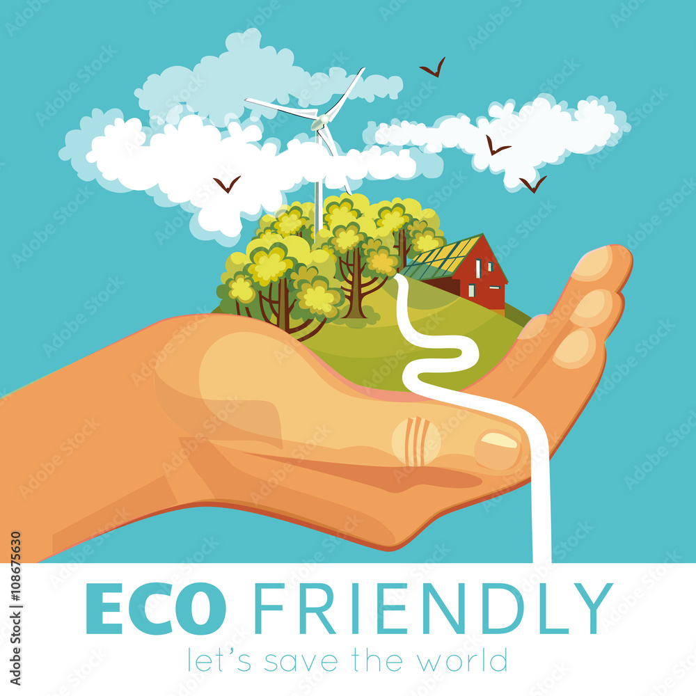 Saving Of Environment Poster