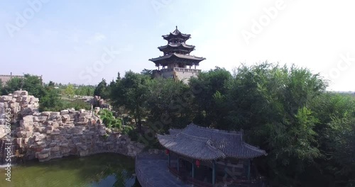 Wallpaper Mural Aerial view, Pingyao is one of the best-preserved ancient cities in China. With a history of 2,700 years, it’s a UNESCO World Heritage Site and still retains the look and feel of ancient times. Torontodigital.ca