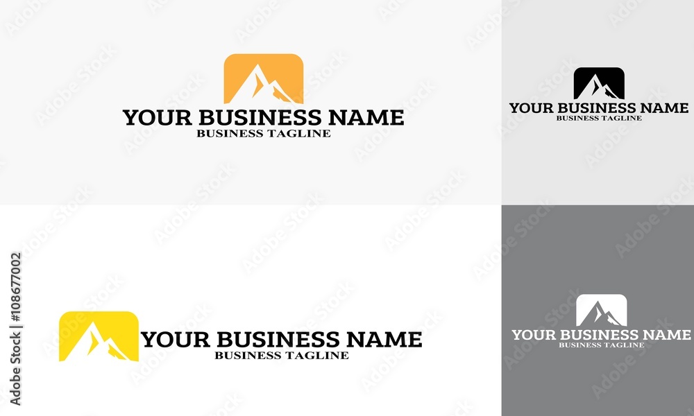 mountain vector logo