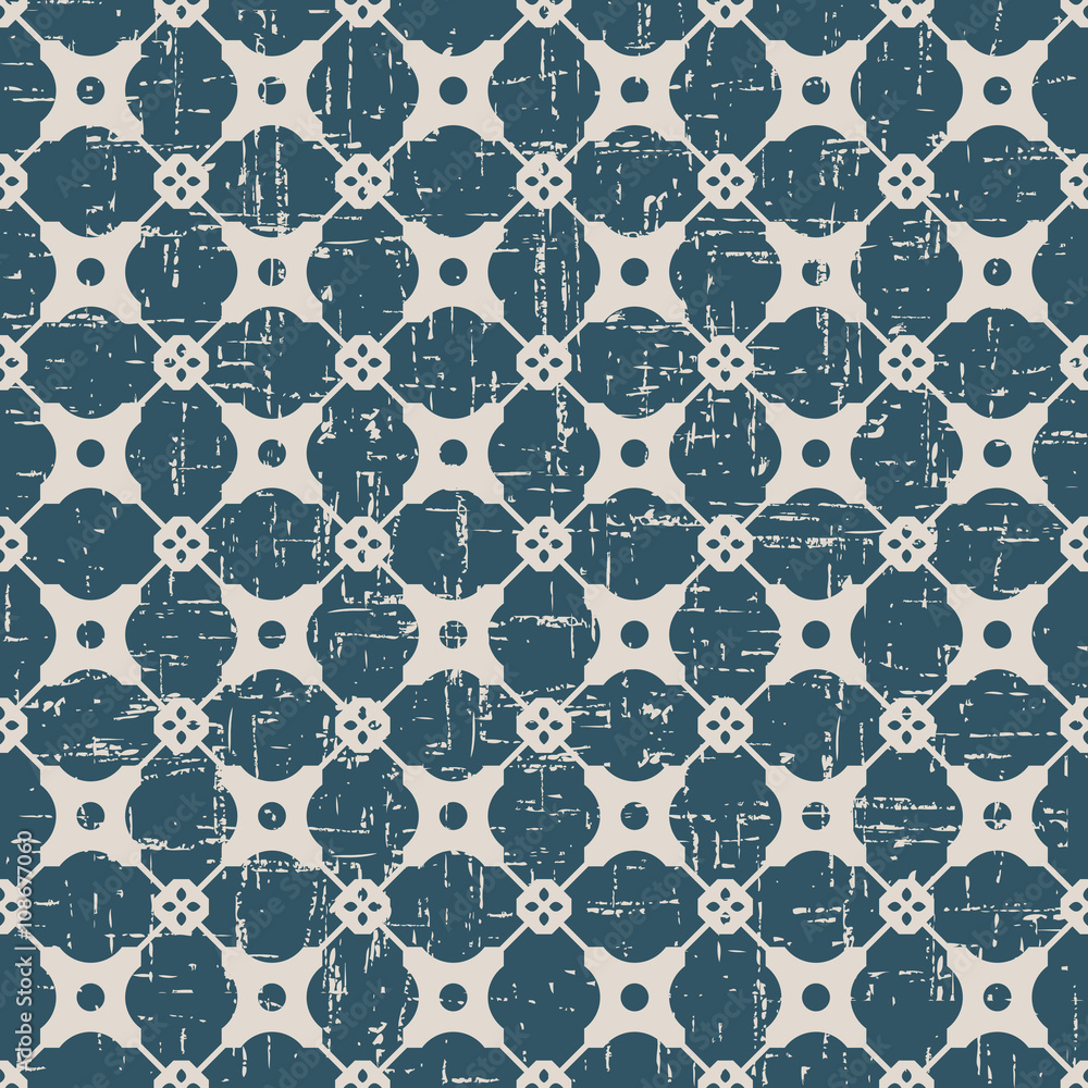 Seamless worn out antique background 204_diamond cross round flower Seamless worn out antique background 204_diamond cross round flower