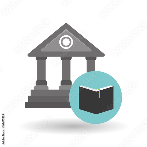 Flat illustration of Back to School design 