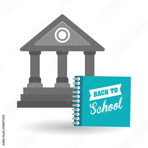 Flat illustration of Back to School design 