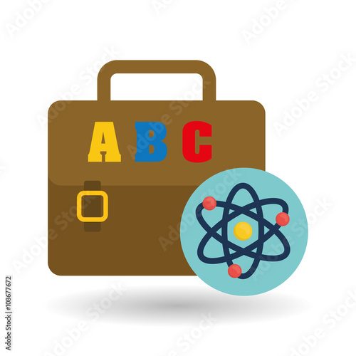 Flat illustration of Back to School design 