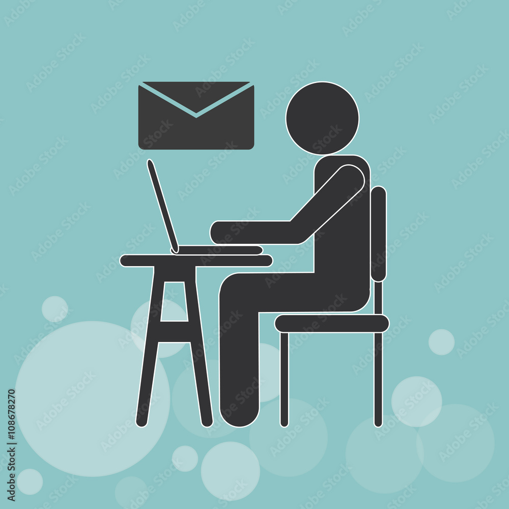 icon of business people, vector design icon of business people, vector design