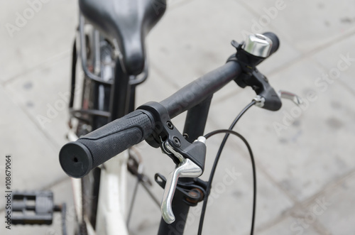 parts bicycle wheel, saddle, frame, handlebar