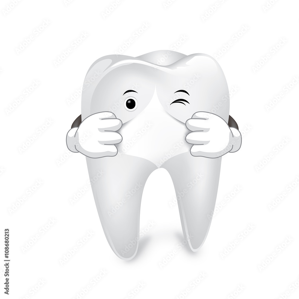 White tooth. Healthy tooth. A tooth isolated on white background. White tooth. Healthy tooth. A tooth isolated on white background.