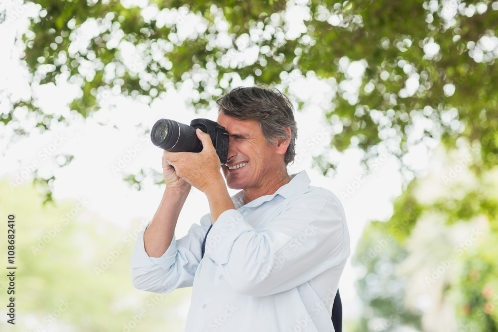 Man using camera Man using camera