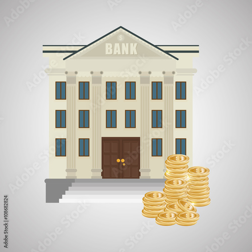 Money design, bank and investment concept