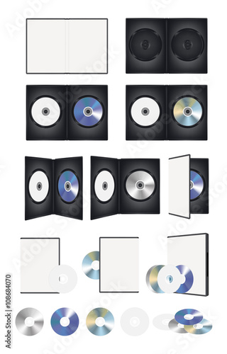CD DVD Disk and box set
