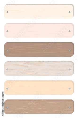 wood board banner