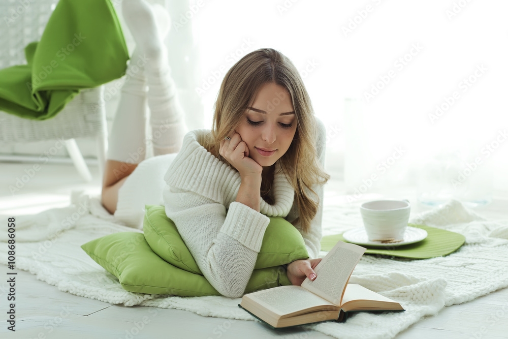 Beautiful woman are joying the morning breakfast Beautiful woman are joying the morning breakfast