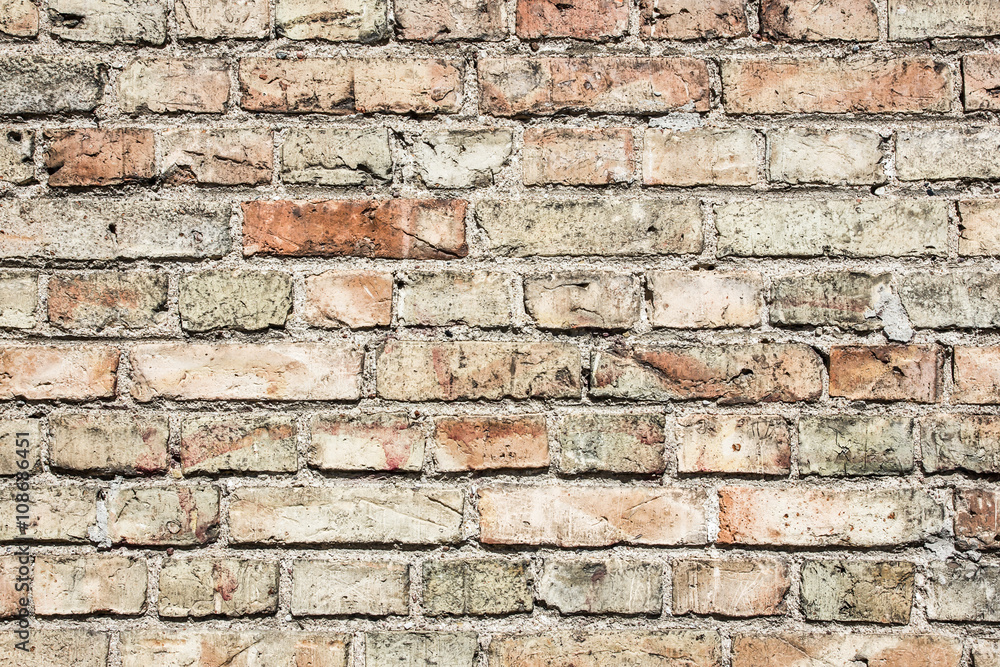 Brick wall texture background.