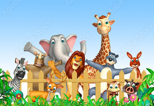 Canvas Print wild animal