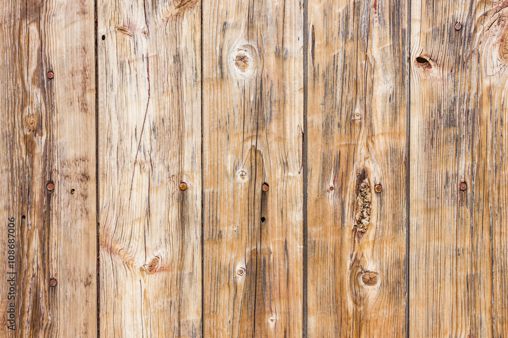 Fototapeta premium Brown wooden surface texture.