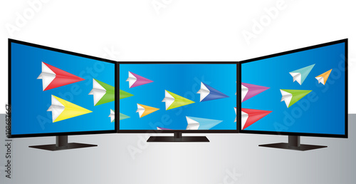 Multi Smart TV Vector