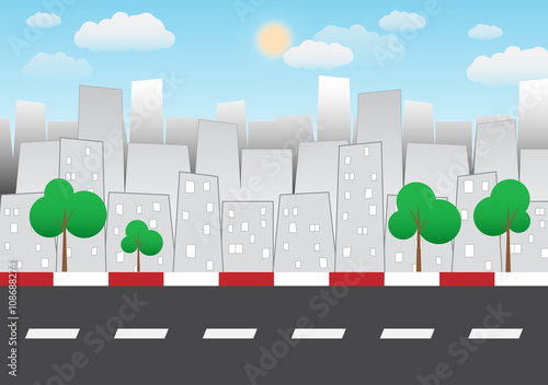 daytime city background