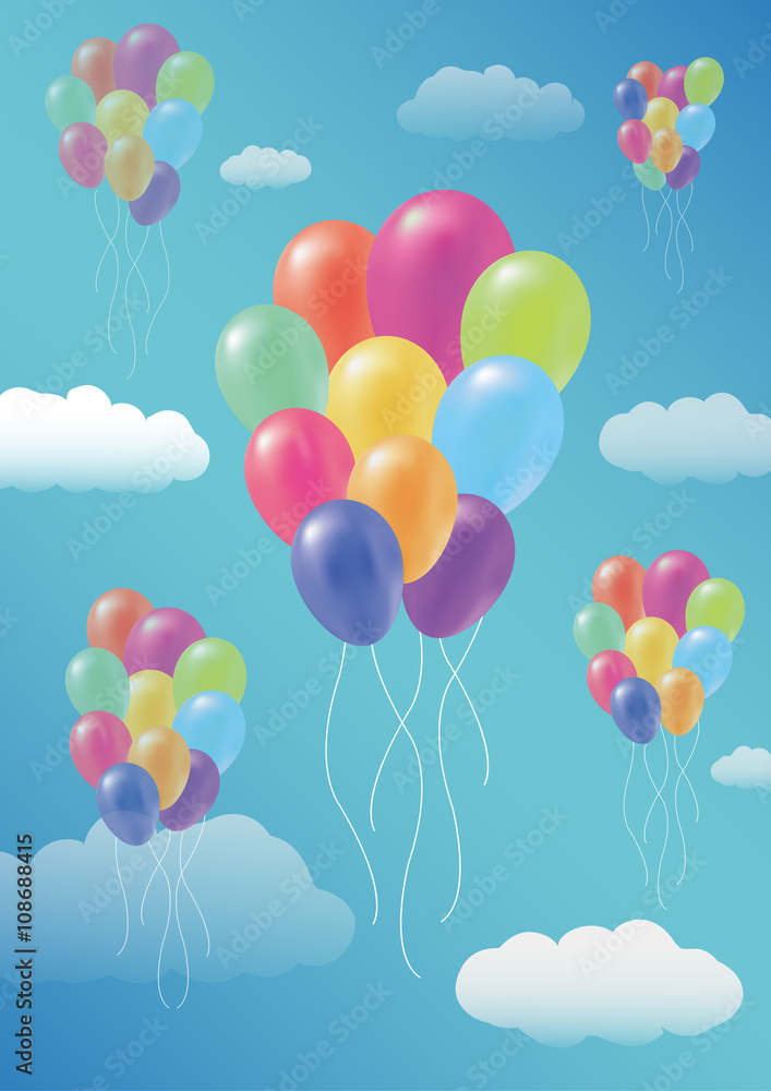 Floating Balloon cloud