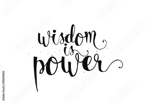 Inspirational inscription. Greeting card with calligraphy. Hand drawn design. Black and white.