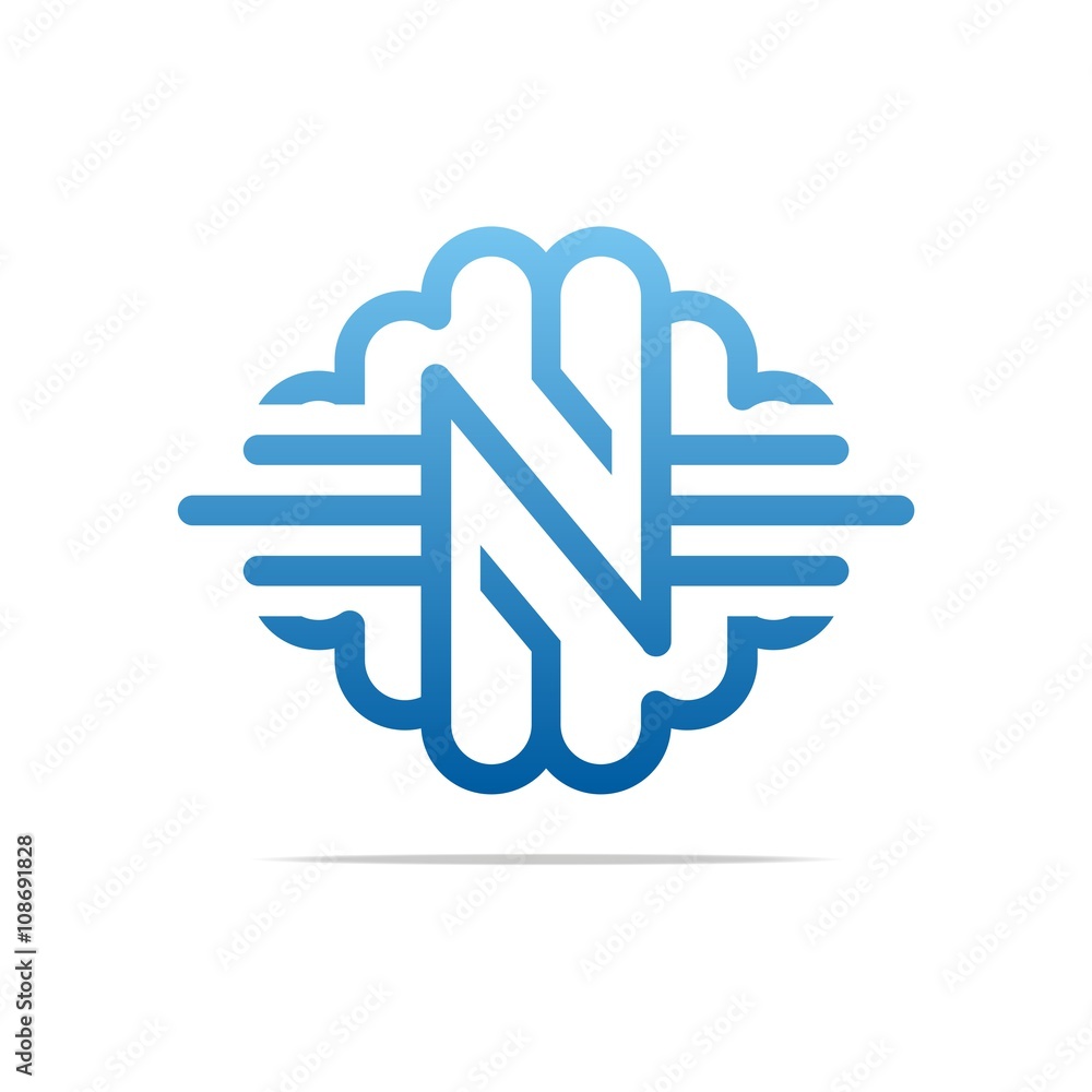 Alphabet letter N creative font design shape icon style symbol abstract Alphabet letter N creative font design shape icon style symbol abstract