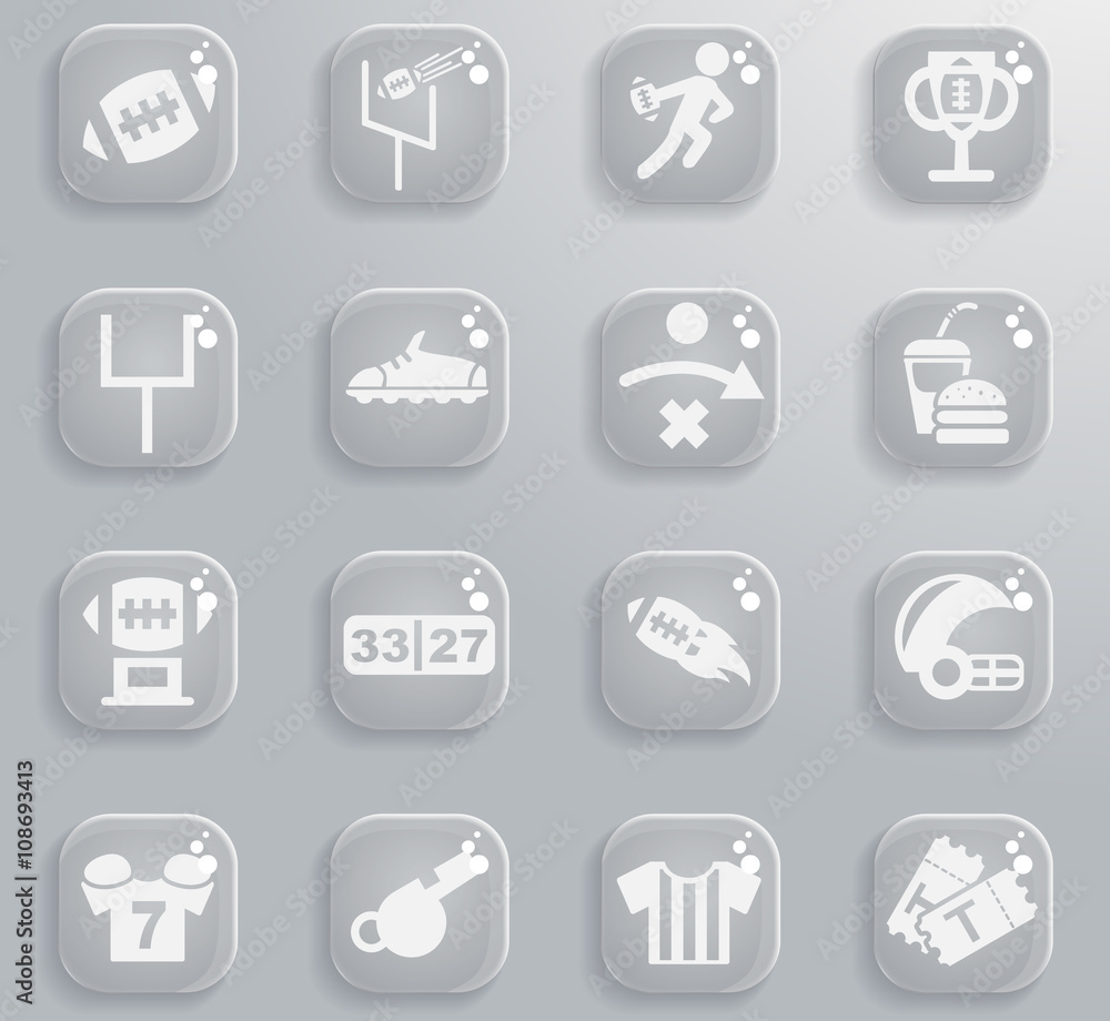 american football icon set american football icon set