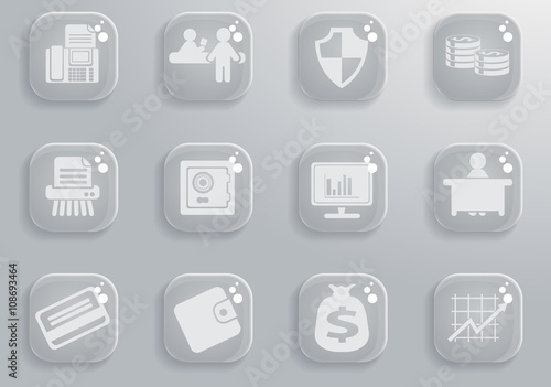 Finance icon set