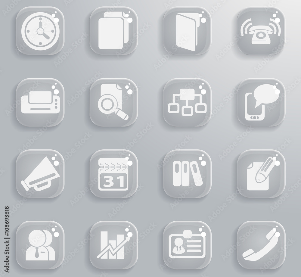 Business simple vector icons Business simple vector icons