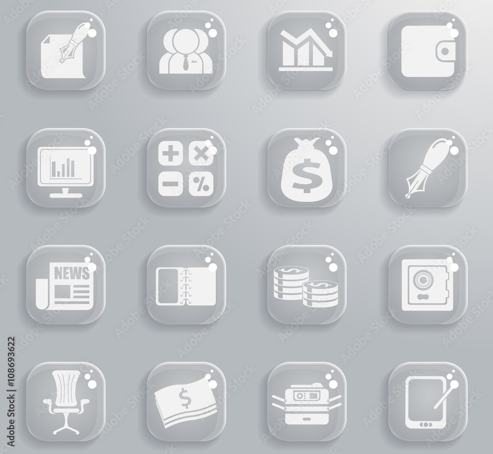 Business and Finance Web Icons Business and Finance Web Icons