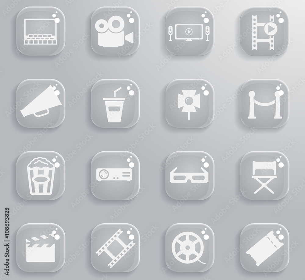Cinema simply icons Cinema simply icons