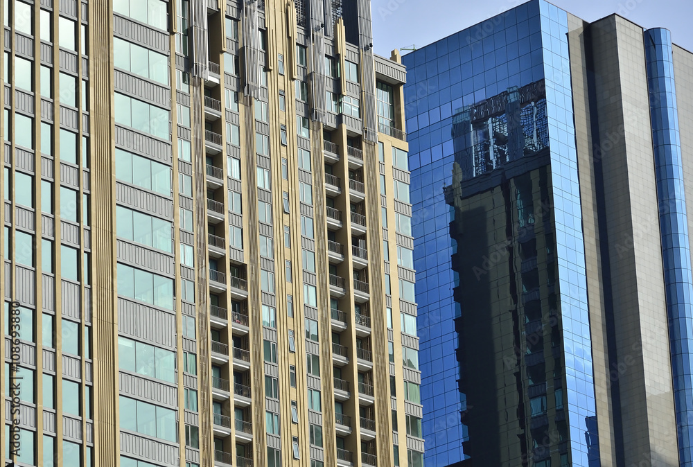 Fototapeta premium The exterior office (Selective focus) 