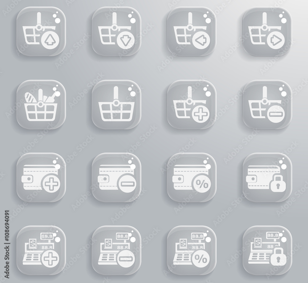 marketing and e-commerce icon set marketing and e-commerce icon set