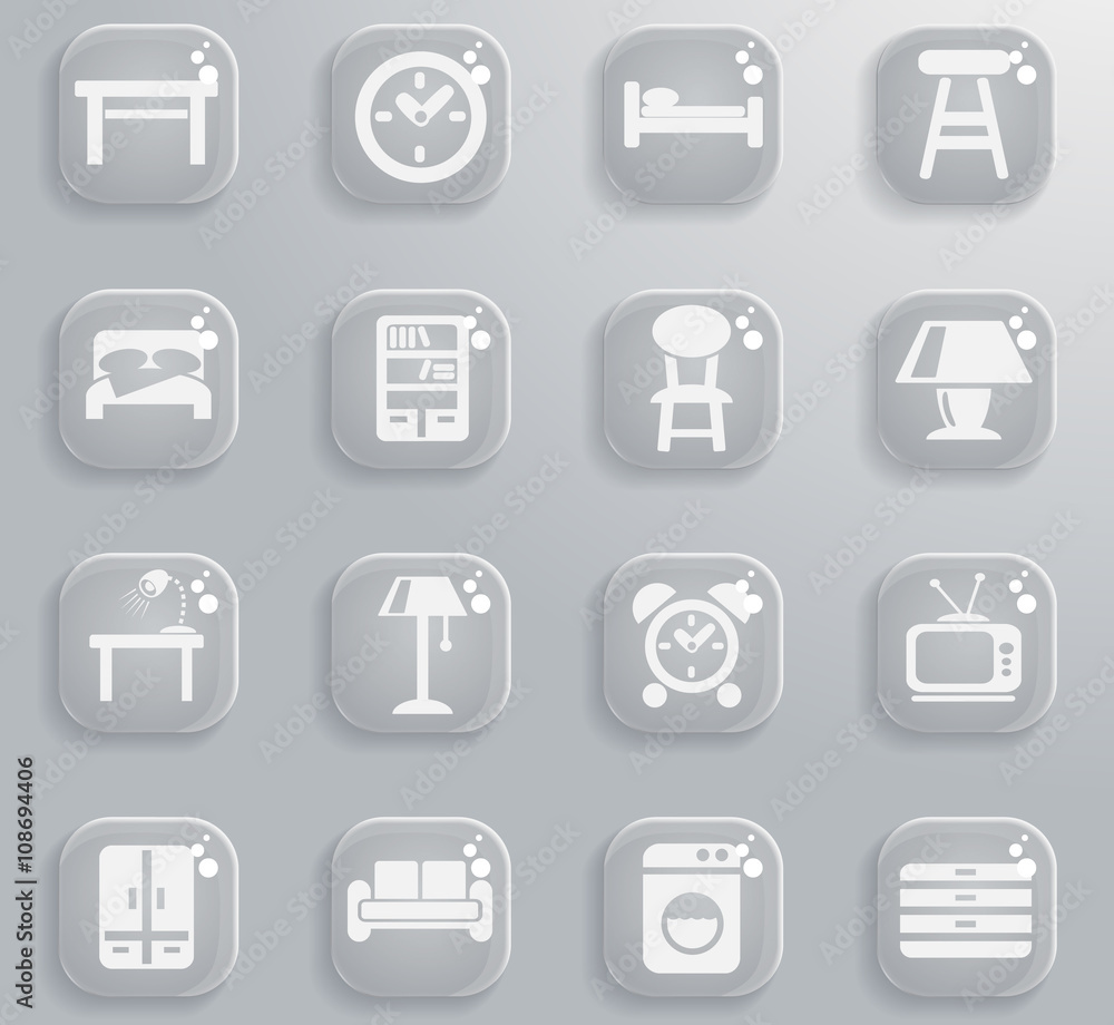 Furniture simply icons Furniture simply icons