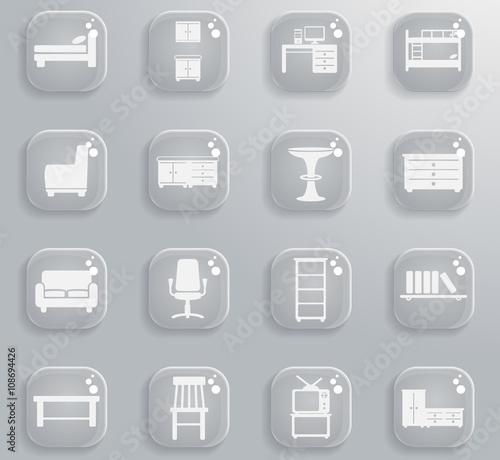 Furniture simply icons