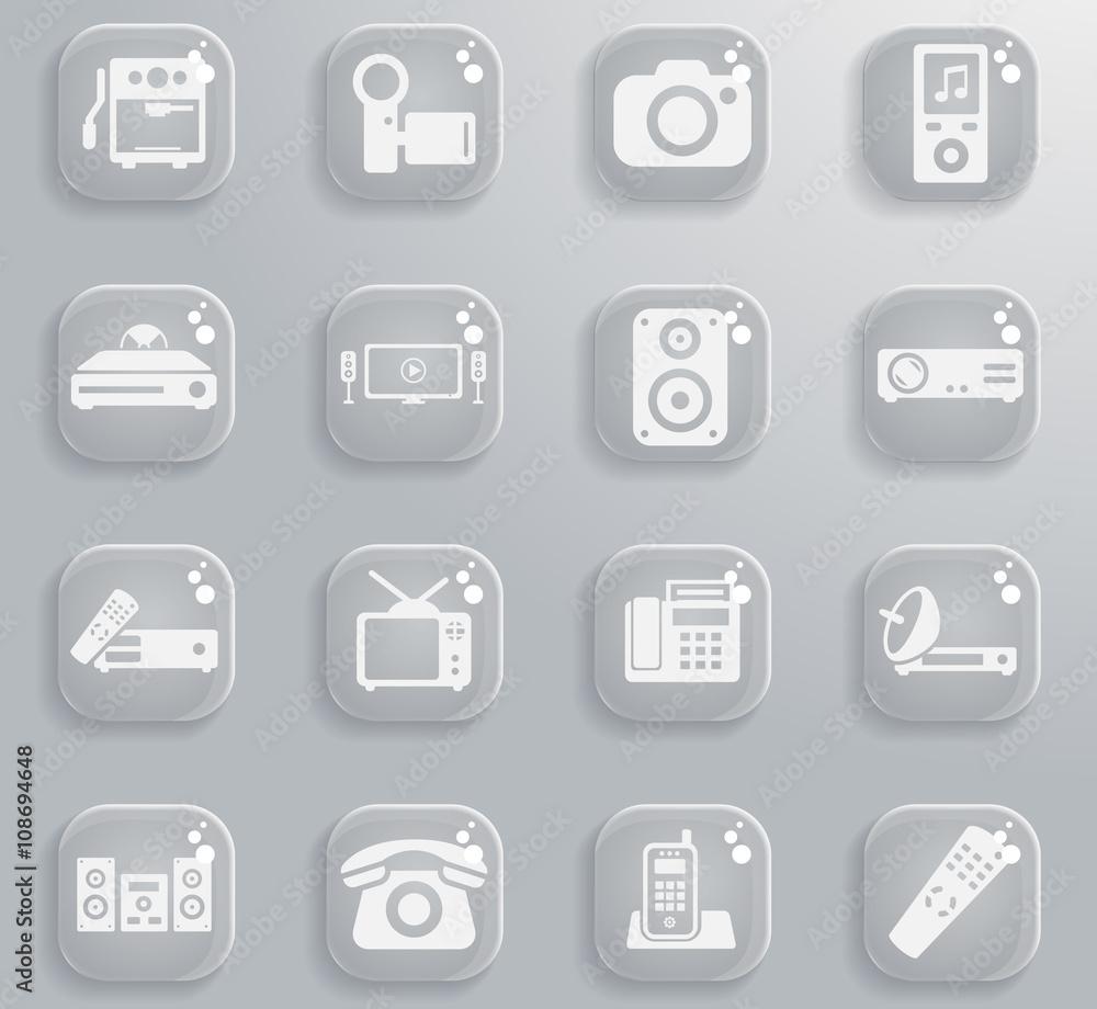 Home applicances simply icons