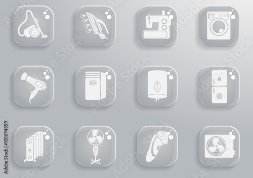 Home applicances simply icons