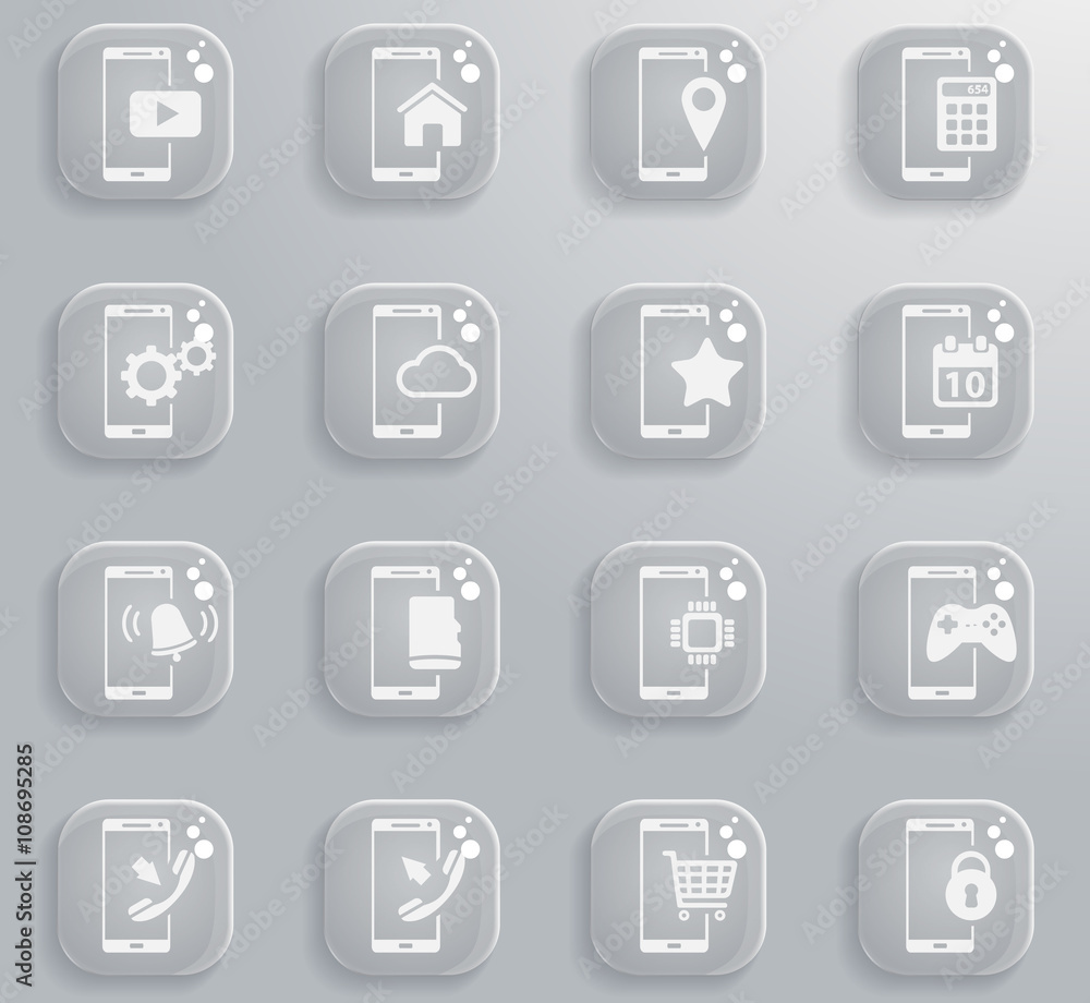 Smartphone simply icons