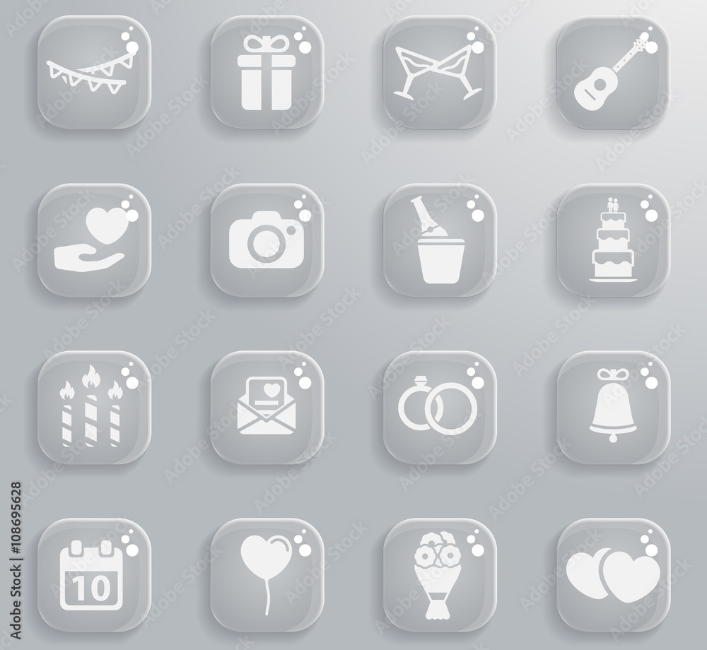 Wedding simply icons Wedding simply icons