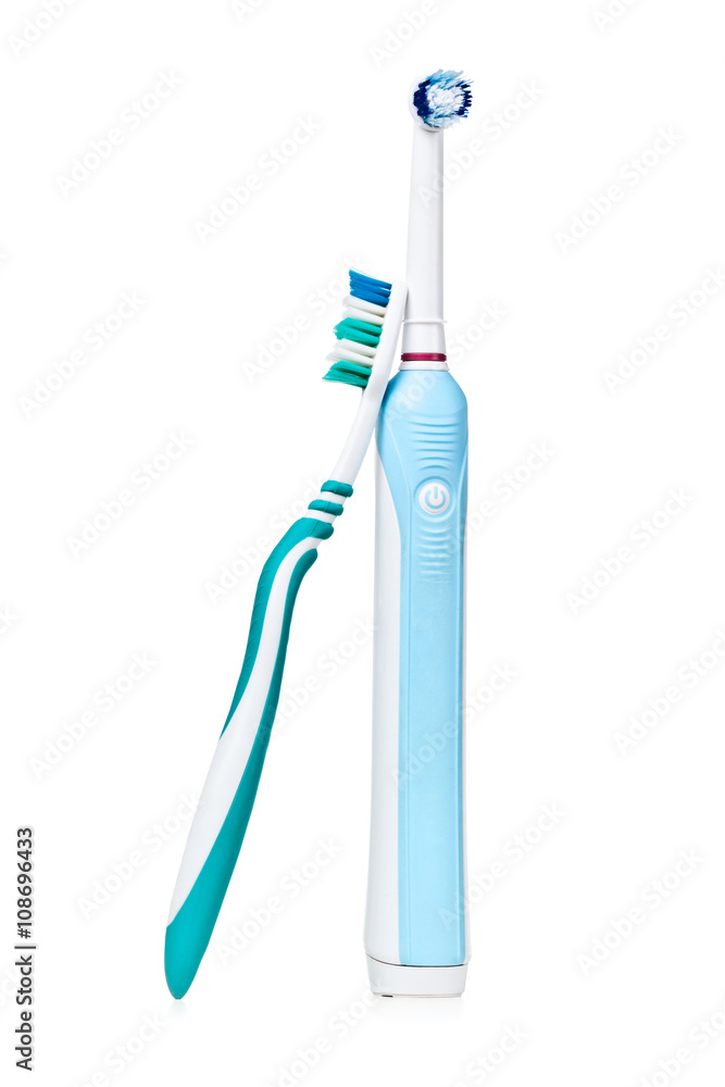 Two different toothbrushes Two different toothbrushes