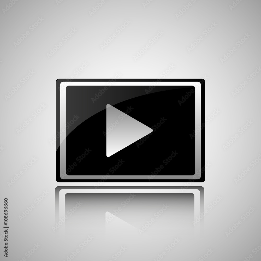 Square play button Square play button
