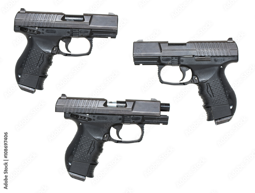 Handgun Walther. Air gun Handgun Walther. Air gun
