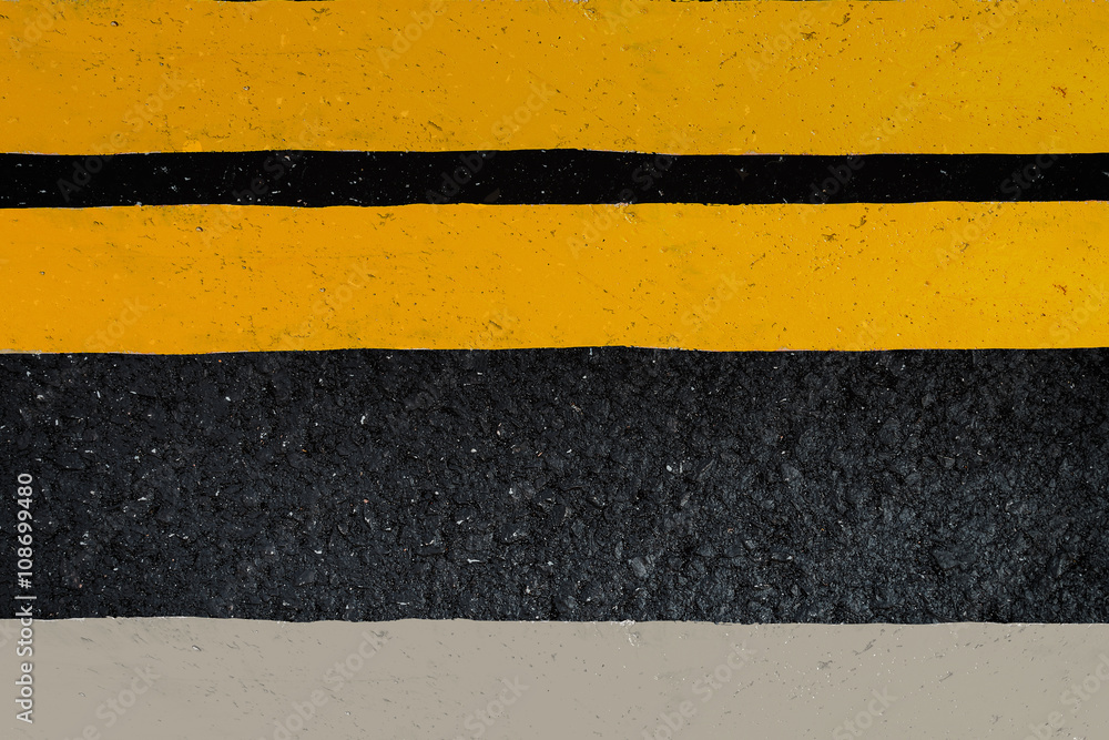 Fototapeta premium Close-up asphalt at the road under construction.