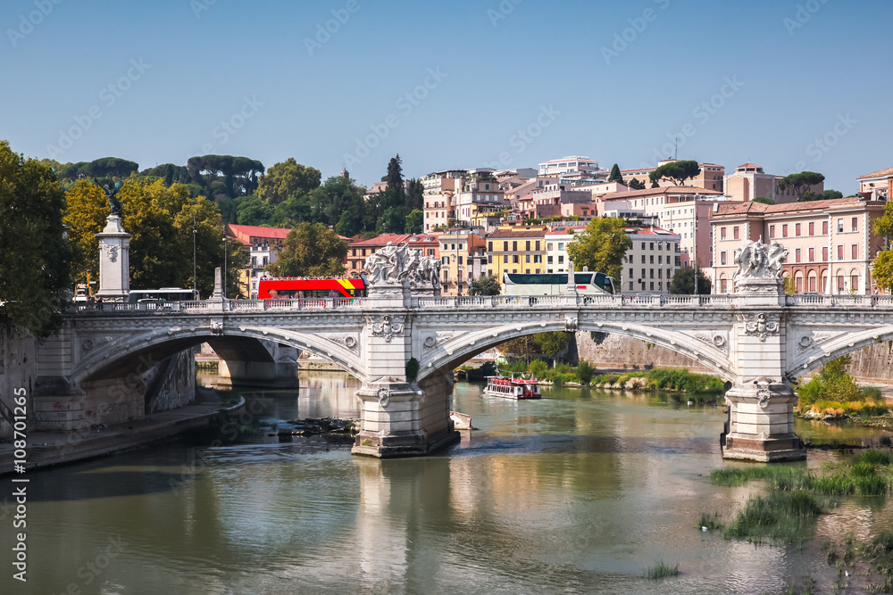 Ponte Vittorio Emanuele II, a bridge in Rome