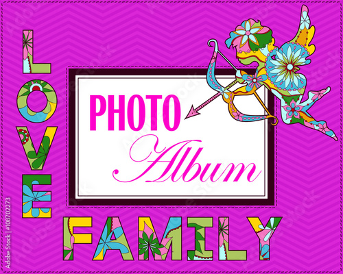 Family weddng album cover