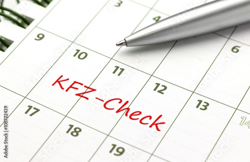 "KFZ-Check" - Termin bei Werkstatt im Kalender